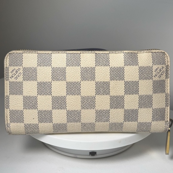 ❌❌SOLD: Authentic LOUIS VUITTON Damier Azur Zippy Wallet - Picture 11 of 12